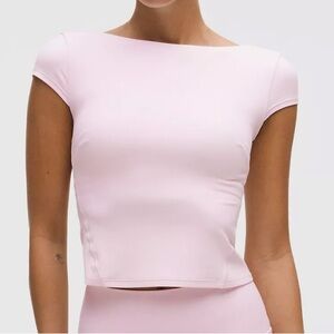 Lululemon Athletica Light Pink Crop Top